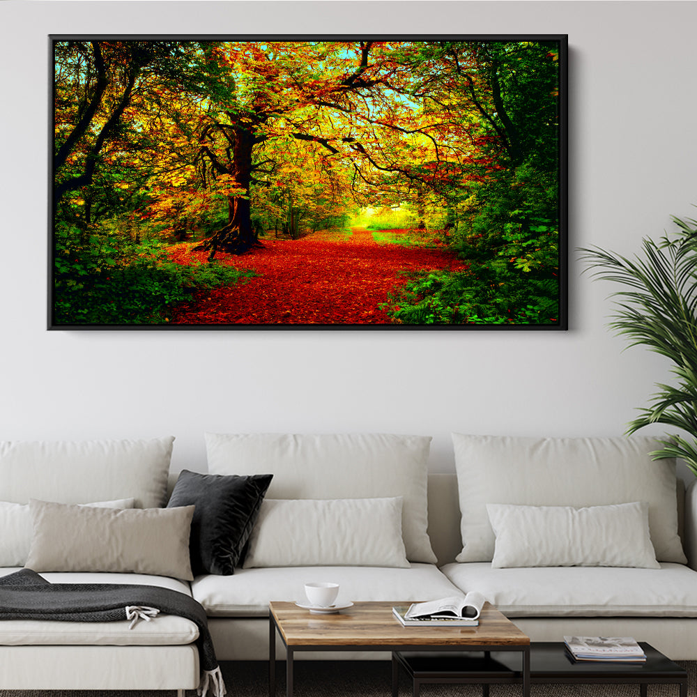 Red Forest Walkway