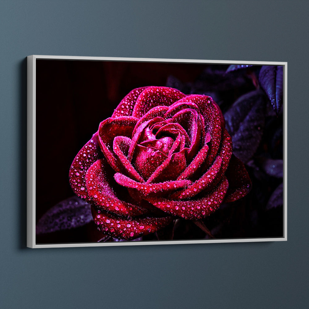 Rain Bejeweled Rose