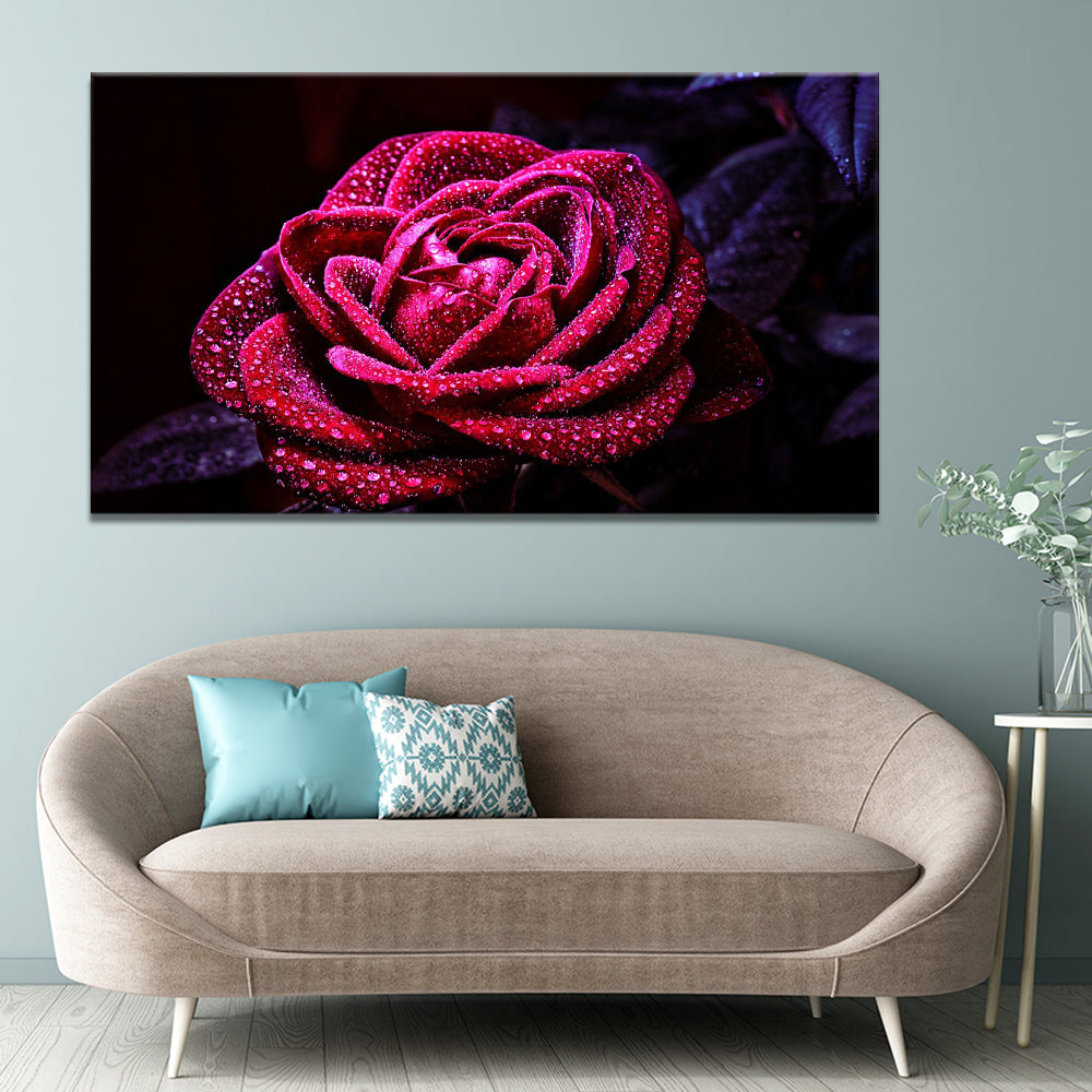 Rain Bejeweled Rose