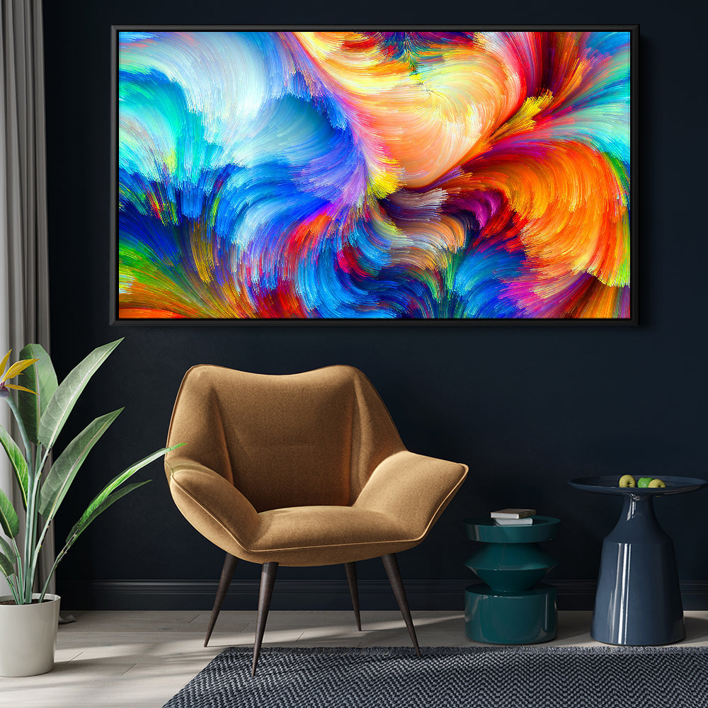 Abstract Multi-Colour Swirls