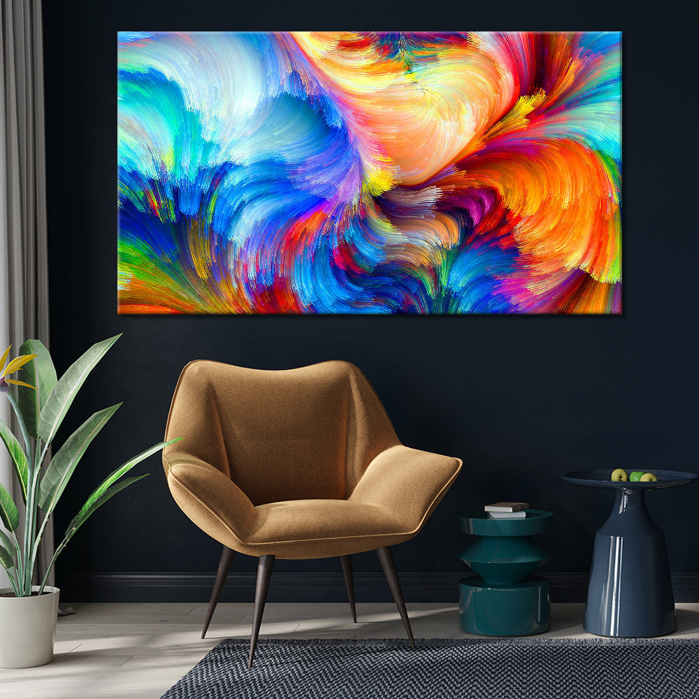 Abstract Multi-Colour Swirls