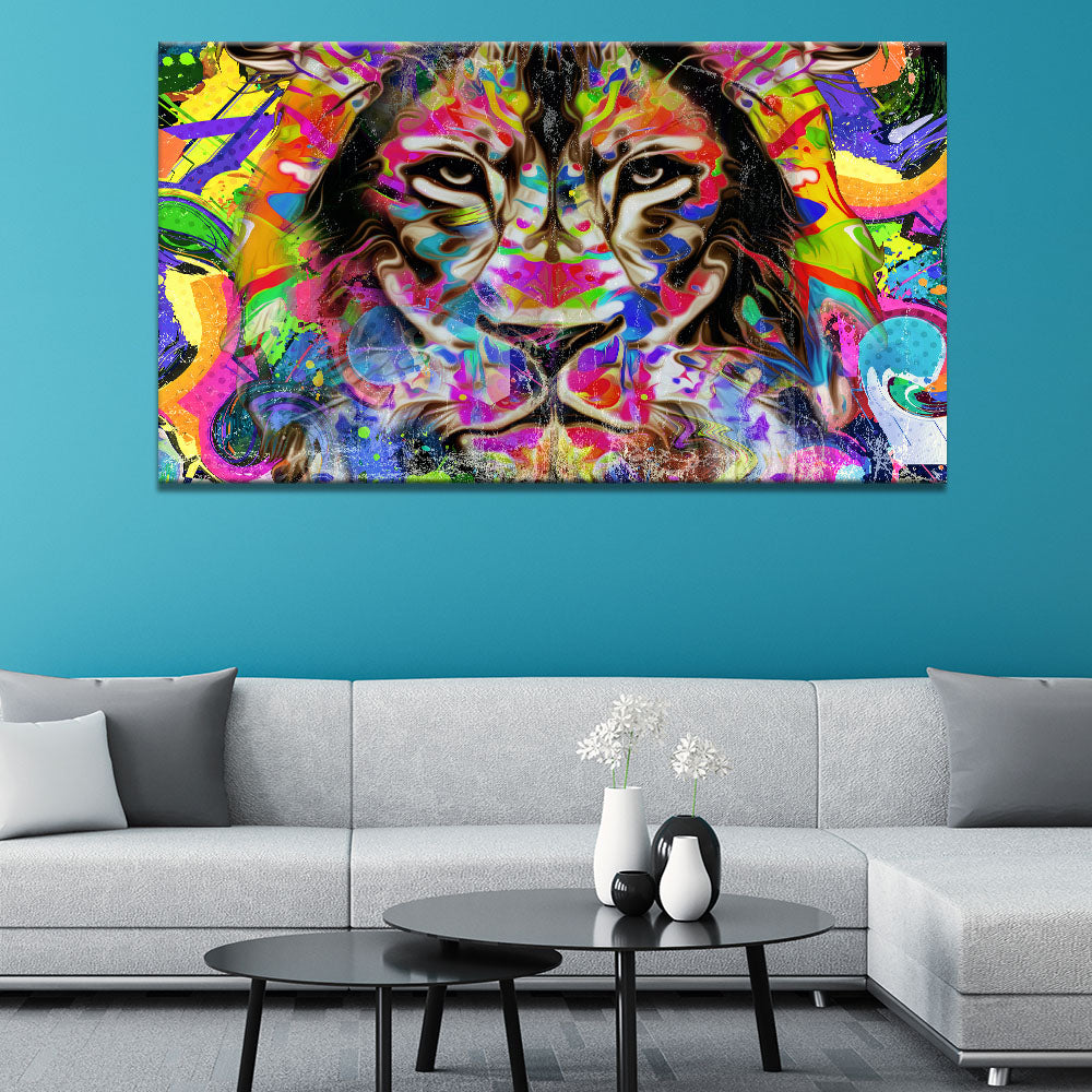 Abstract Lion