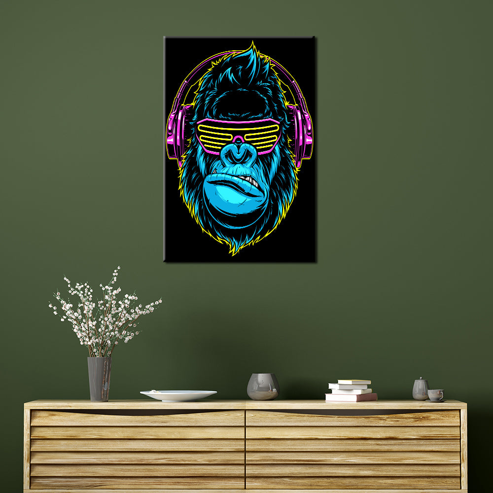 Neon D.J. Gorilla