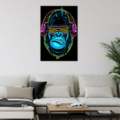 Neon D.J. Gorilla