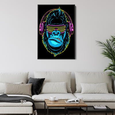 Neon D.J. Gorilla