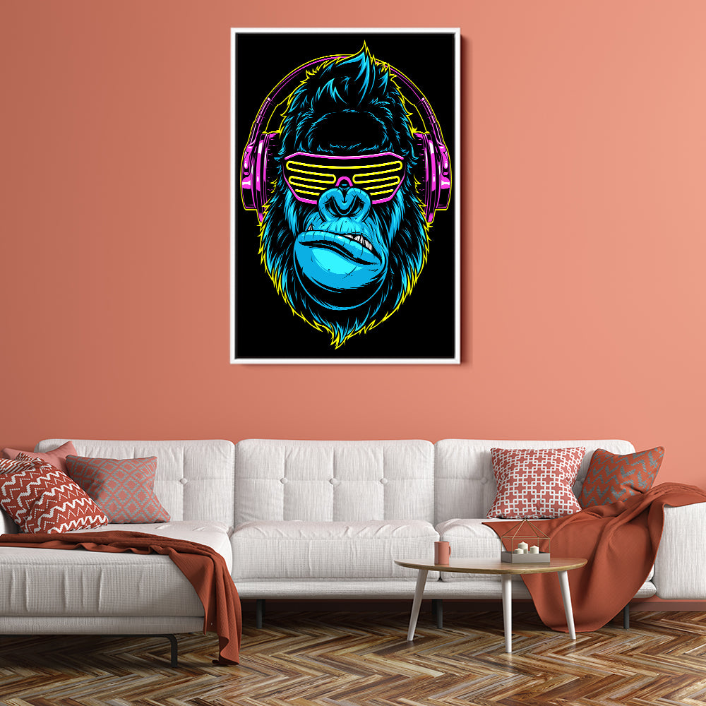 Neon D.J. Gorilla