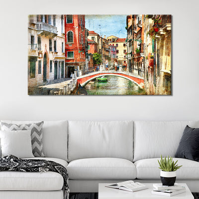 Sunny Canals Of Venice