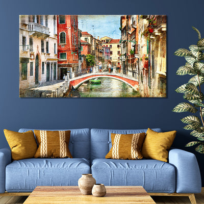 Sunny Canals Of Venice