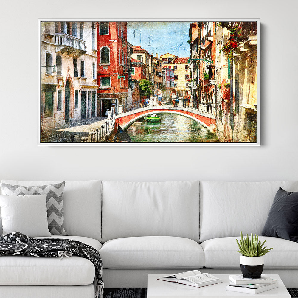 Sunny Canals Of Venice