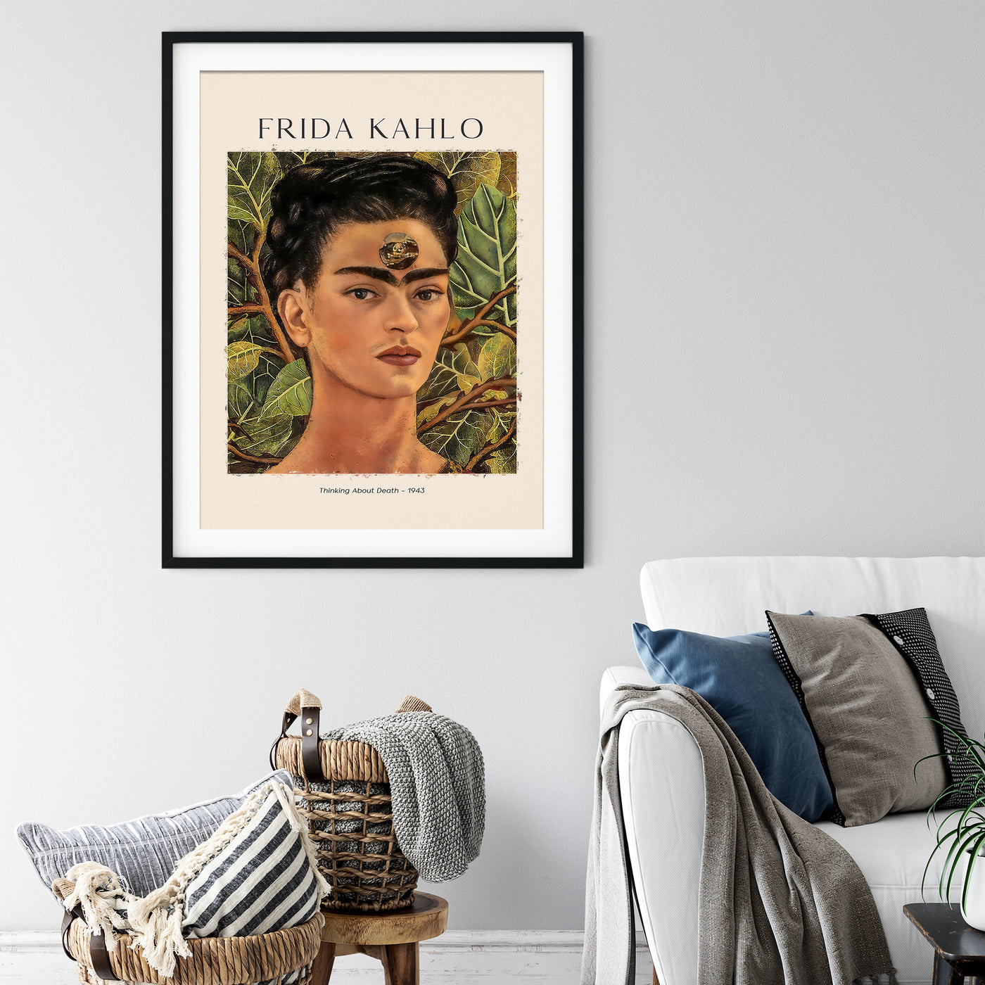 Frida Kahlo - Thinking About Death - 1943