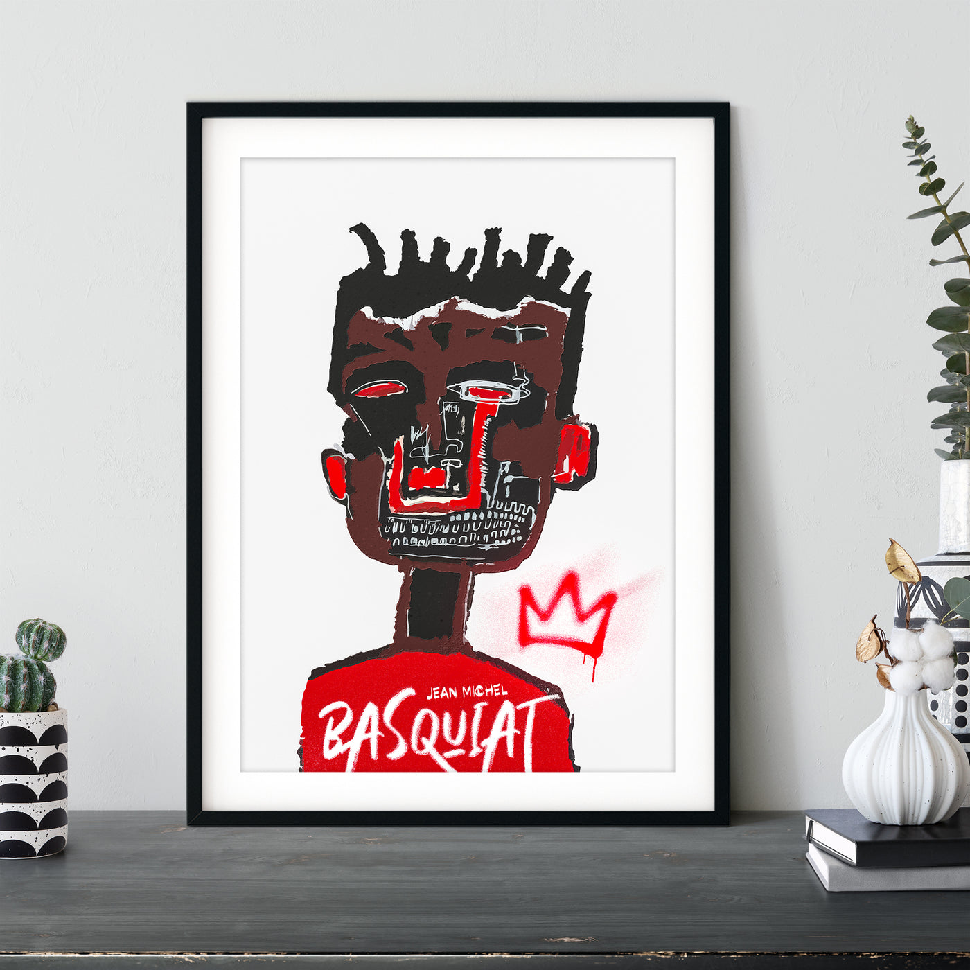 Jean Michel Basquiat Pop Art #8 Portrait