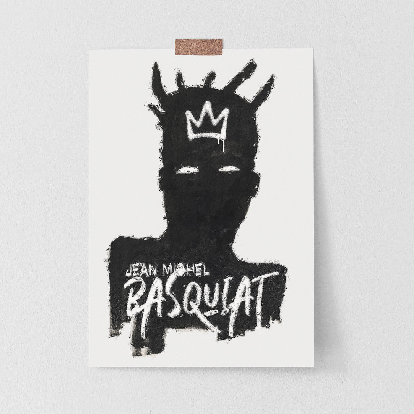 Jean Michel Basquiat Pop Art #7 Portrait