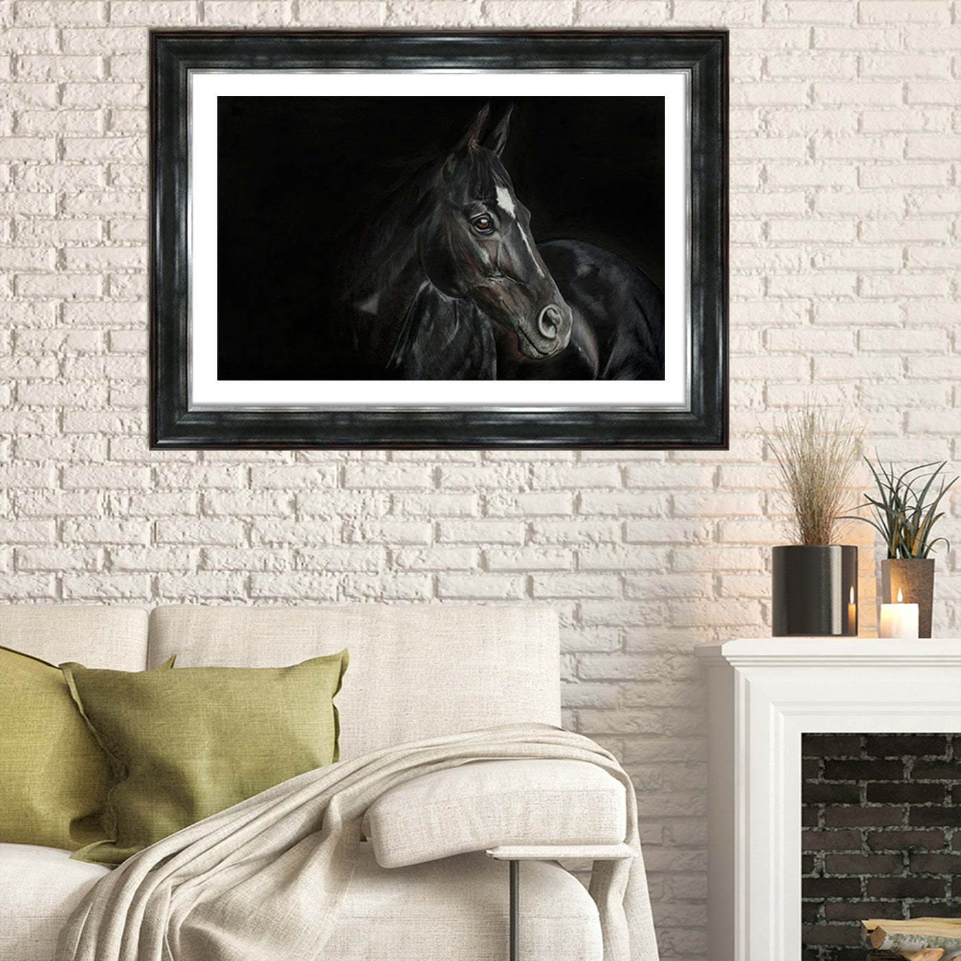 The Dark Horse Framed