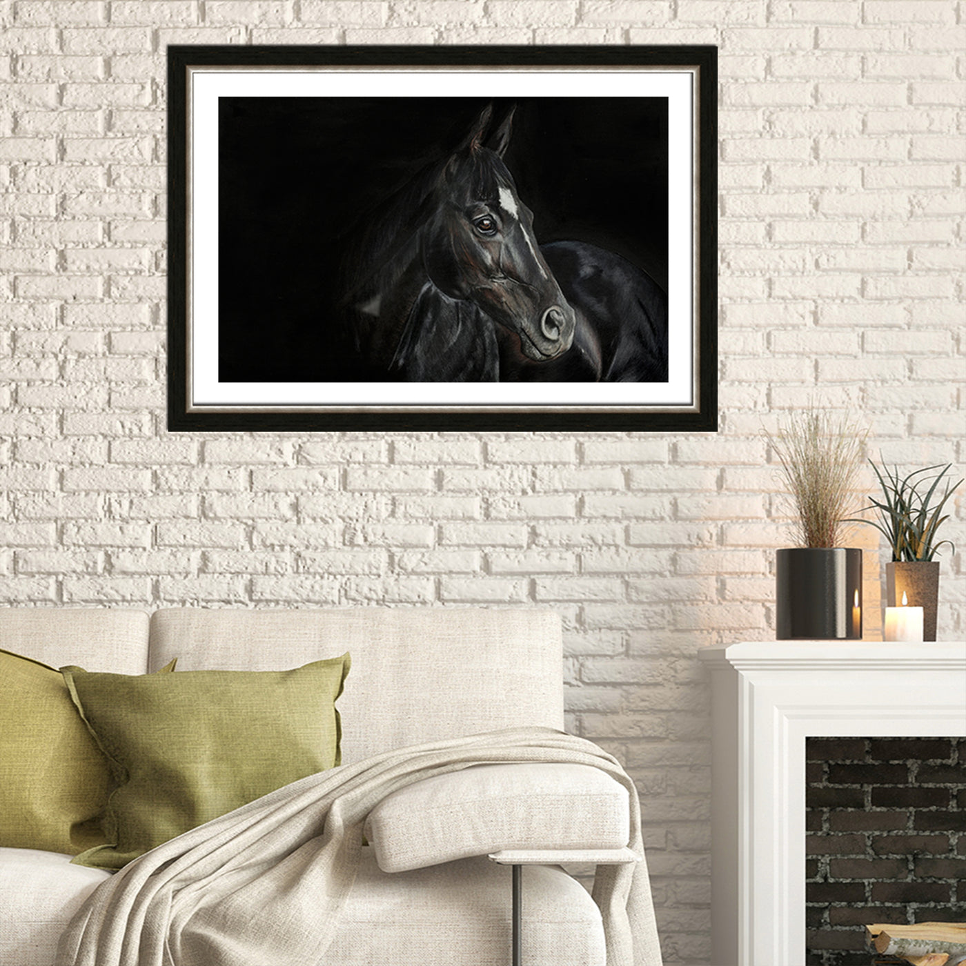 The Dark Horse Framed