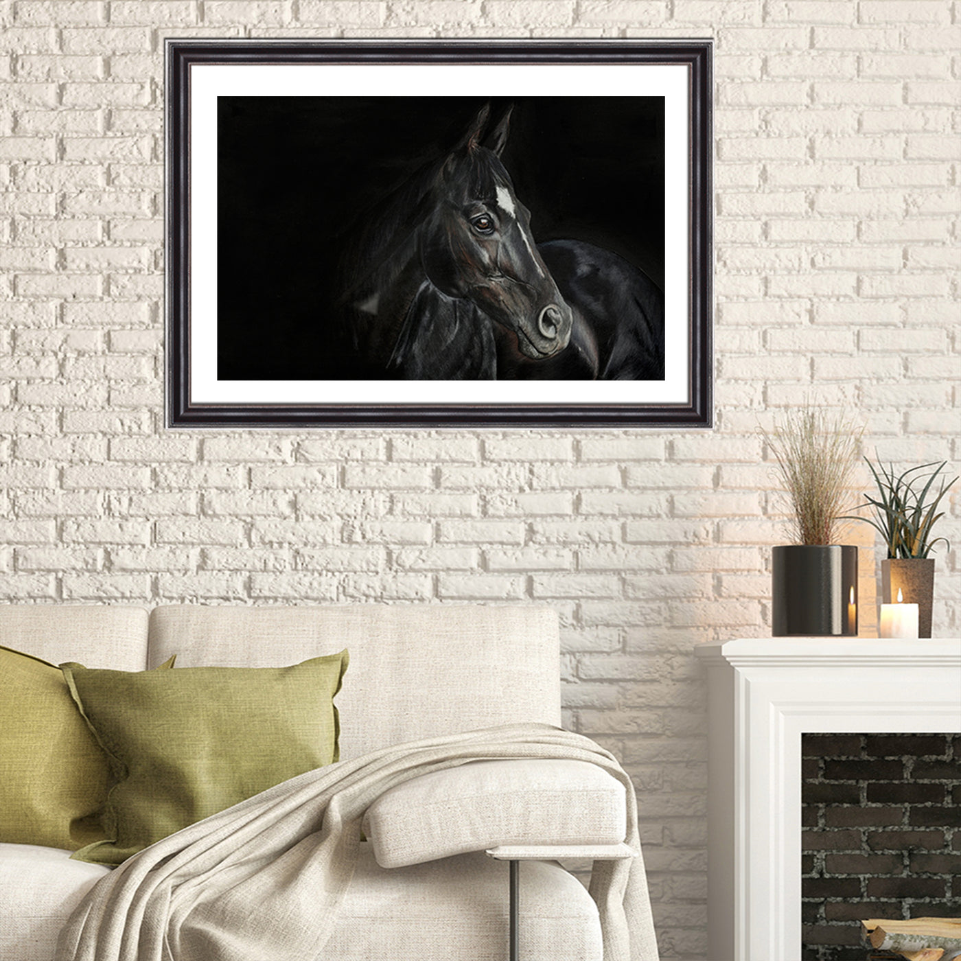 The Dark Horse Framed