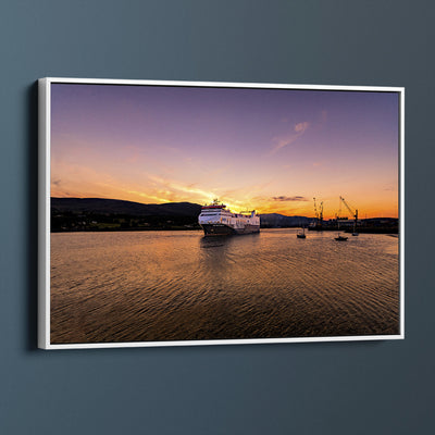 Seatruck Ferry At Warrenpoint Port